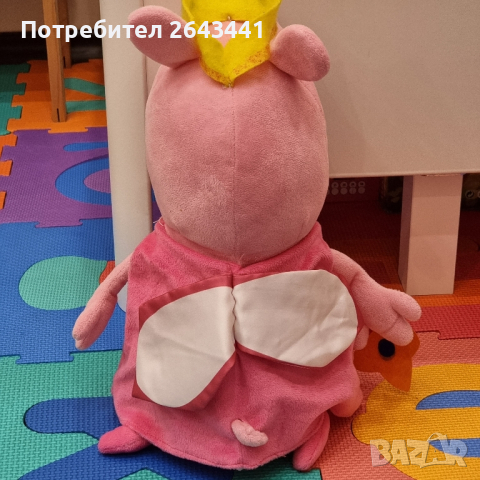 голяма Пепа пиг peppa pig оригиналнс, снимка 4 - Плюшени играчки - 44765693