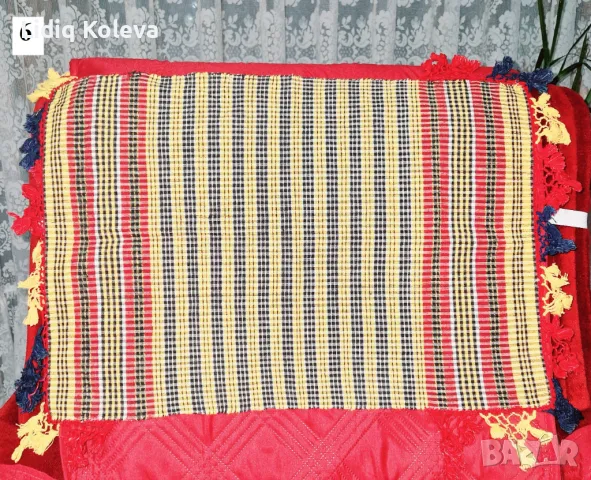 Вълнени, ръчно тъкани калъфки и платове, снимка 3 - Декорация за дома - 49222340