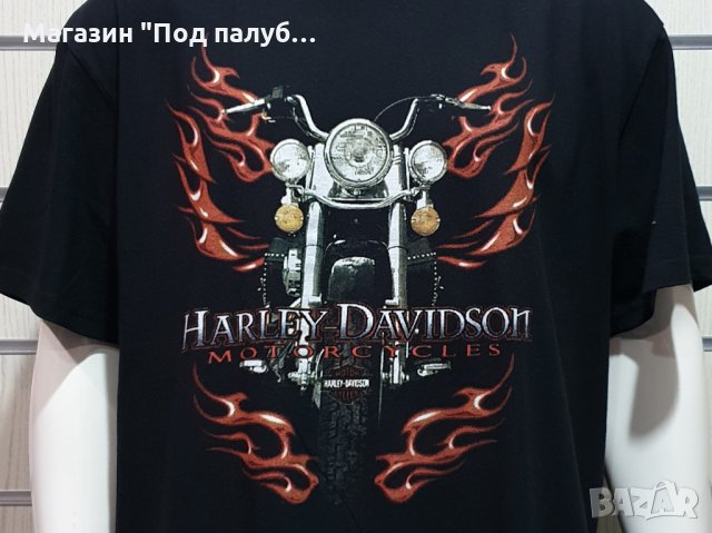 Нова мъжка тениска със ситопечат HARLEY DAVIDSON, мотори, снимка 2 - Тениски - 30100173