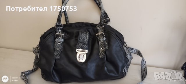 Дамска кожена чанта тип торба, снимка 6 - Чанти - 44261792