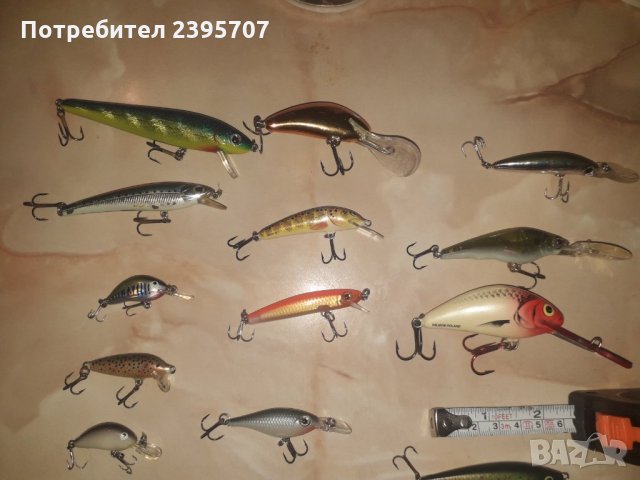 Комплект воблери за пъстърва, кефал и костур и др, снимка 5 - Такъми - 34243054
