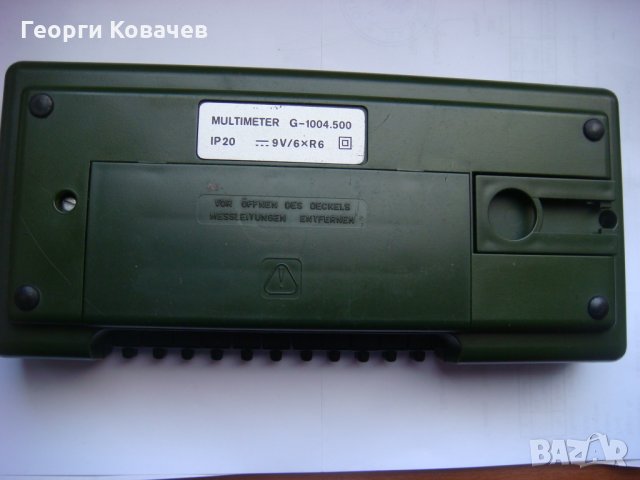 Измервателен уред, цифров мултиметър RFT G 1004.500 Digital-Multimeter , снимка 6 - Друга електроника - 30974696