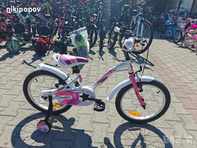 PA Детски велосипед 18" ALICE бял, снимка 2 - Велосипеди - 55985521