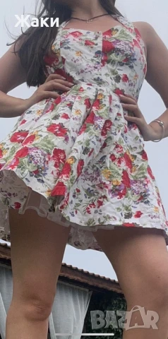 Много сладка рокла на цветя, снимка 5 - Рокли - 51409545