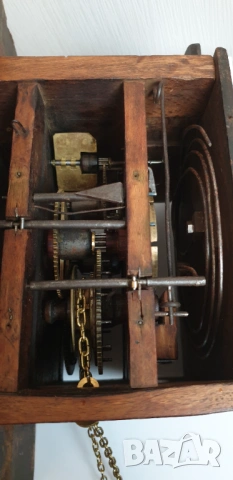 Античен часовник от около 1800 година, снимка 3 - Антикварни и старинни предмети - 53928364