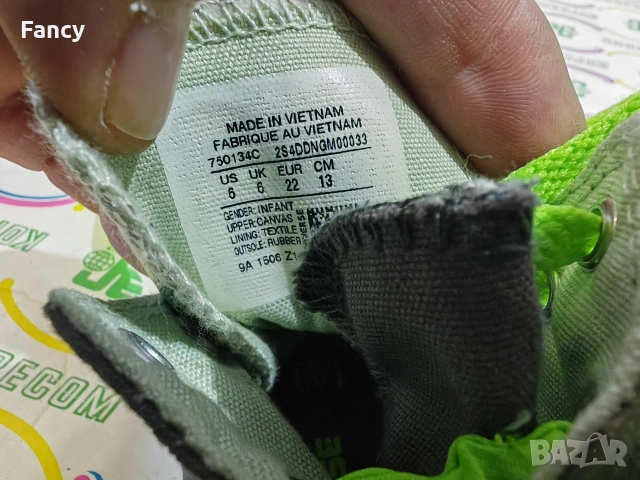 Детски кецове Converse 22 номер, снимка 7 - Детски маратонки - 53336154