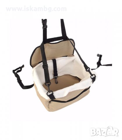 ЧАНТА ЗА ПРЕНАСЯНЕ НА ДОМАШНИ ЛЮБИМЦИ И СТОЛЧЕ ЗА КОЛА 2 В 1 - код 1799, снимка 6 - За кучета - 33980308