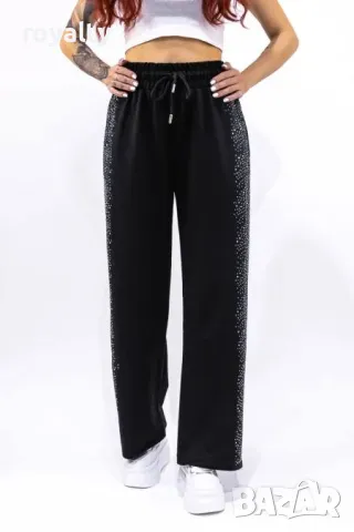 Дамски панталон с камъни 