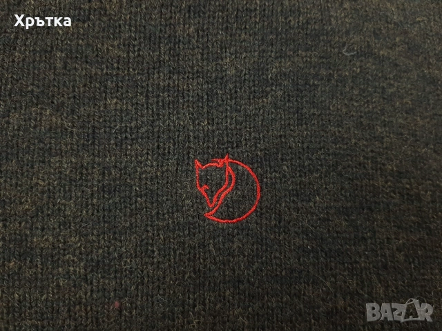 Fjallraven Shepparton - Оригинален мъжки пуловер от вълна размер M, снимка 6 - Пуловери - 53929108