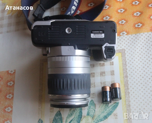 Canon EOS 300V + обектив EF 28-90mm, снимка 7 - Фотоапарати - 52546663