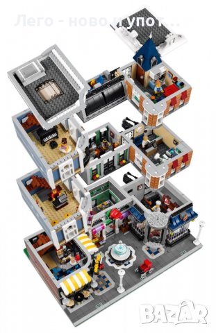 Употребявано Lego Creator Expert - Градски площад (10255) , снимка 8 - Конструктори - 40137982