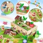 Нов Montessori сет за моторика – зеленчуци и животни, подарък за деца, снимка 6
