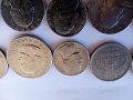 Лот монети.. различни държави стари и такива в обръщение