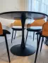 RINGSTED Кухненска маса RINGSTED Ø100 черен ясен jysk НОВА, снимка 1