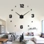 3d стенен часовник - ГОЛЕМИ, различни модели / Часовник за стена лепящ цифри, снимка 15