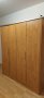 Гардероб четирикрилен 202 х 180 х 53,5 см цвят медна круша, снимка 3