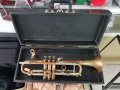 WELTKLANG Vintage Trumpet - Много стар Тромпет с оригинален дървен куфар Made in DDR, снимка 1 - Духови инструменти - 30793872