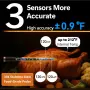 Безжичен Термометър за Месо BFOUR BF-30 PRO – Bluetooth, Смарт Контрол и 100% Водоустойчивост, снимка 3