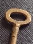 Стар рядък бронзов ключ от соца за мебел,брава,шевна машина за КОЛЕКЦИОНЕРИ 29244, снимка 3