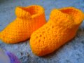 Бебешки терличета в оранжев цвят , снимка 3