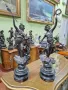 Чифт страхотни антикварни колекционерски френски фигури статуетки , снимка 3