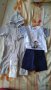 Нов комплект 56 см блуза и панталони и чорапогащи подарък, снимка 1 - Бебешки гащеризони - 29175433