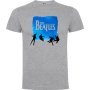 Нова мъжка тениска на музикалната група The Beatles в сив цвят