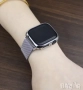 Метална Верижка с предпазен Калъф за Apple Watch Series 9 41mm, снимка 6