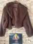 Дамско късо кафяво яке, снимка 2
