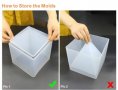 3D куб кутия квадрат за Пирамида Оргонит молд форма калъп пластмасова смола за и бижута глина, снимка 4