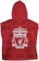 Ново Официално Liverpool пончо за деца хавлия с качулка за плаж басейн 75x60 см, снимка 4