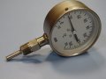 биметален термометър Wika thermometer ф100mm, -10/+150°C, L-30mm, снимка 7
