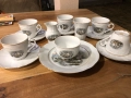 Баварски порцеланов сервиз за кафе-Vintage, снимка 10