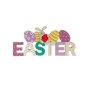 Великденска декорация, "Великден", Заешки яйца, 30x2,5x14,2 см, снимка 1 - Декорация за дома - 44180333