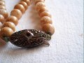 красиво старо естествен колие от перли, снимка 3