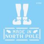 Самозалепващ шаблон Made in North Pole S052 скрапбук декупаж