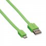 Кабел USB-A към Micro USB-B 2.0 Roline 11.02.8763 Зелен 1м, USB-A to Micro USB-B M/M, снимка 3