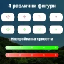 Тактически бързомер с лазерен мерник прицел за еърсофт въздушна пушка пистолет лов оръжие лък евтин, снимка 4