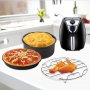 Нови Промо air fryer Универсален Комплект аксесоари 11 части за фритюрник с горещ въздух от вносител, снимка 10