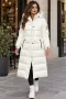 Moncler Дамско Дълго Зимно Яке Монклер - Бяло Или Черно Код I_23, снимка 2