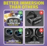Очила за мобилни телефони VR Destek V5, За виртуална реалност, Висока разделителна способност, Зрите, снимка 3