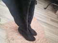 Елегантни черни велурени чизми - 55,00лв., снимка 6
