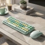 Комплект безжична клавиатура и мишка MOFII Bean, 2.4G - ергономичен дизайн и компактни размери, снимка 4