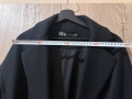 Дамско oversize черно палто с вълна, снимка 4