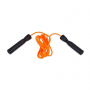Спортно въже с дръжки, 2,75 м, оранжев/черен