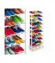 ОЛЕКОТЕН ПОДВИЖЕН СТЕЛАЖ ЗА 30 ЧИФТА ОБУВКИ SHOE RACK - код SHOE RACK, снимка 2