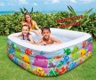 Детски надуваем басейн "Intex"-159х159х50 см, снимка 1 - Надуваеми играчки - 36998424