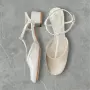 Zara T-strap low block-heeled shoes, снимка 2