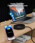 USB 4 кабел 240W, 70 см USB C кабел, поддържащ дисплей 8K@60HZ, 4K@144HZ, 20Gpbs пренос на данни, снимка 5