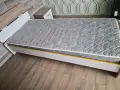 Детско единично легло с матрак и нощно шкафче, снимка 2